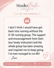 8 week 0-5k Run Course